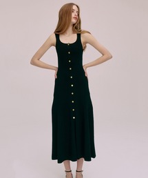 ASSIETTE BUTTON KNIT DRESS