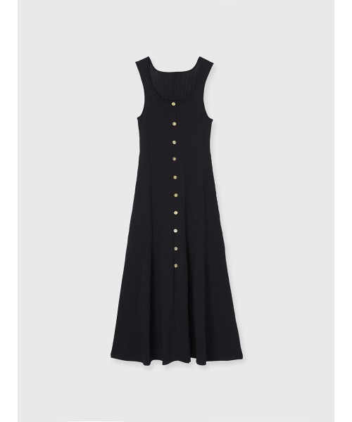 EIMY ISTOIRE（エイミーイストワール）の「ASSIETTE BUTTON KNIT DRESS（ワンピース・レディース・ブラック/バーガンディー/ベージュ・38/36）」の14枚目の写真