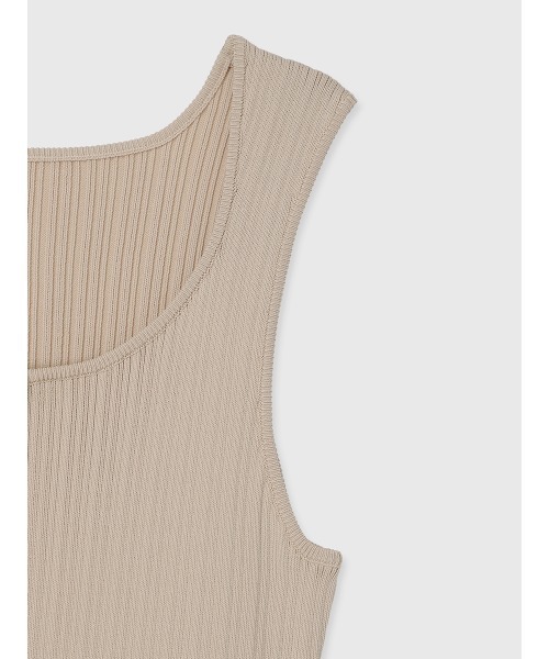 EIMY ISTOIRE（エイミーイストワール）の「ASSIETTE BUTTON KNIT DRESS（ワンピース・レディース・ブラック/バーガンディー/ベージュ・38/36）」の19枚目の写真