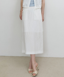 H-line midi skirt [KNSS09SK01]_Ivory