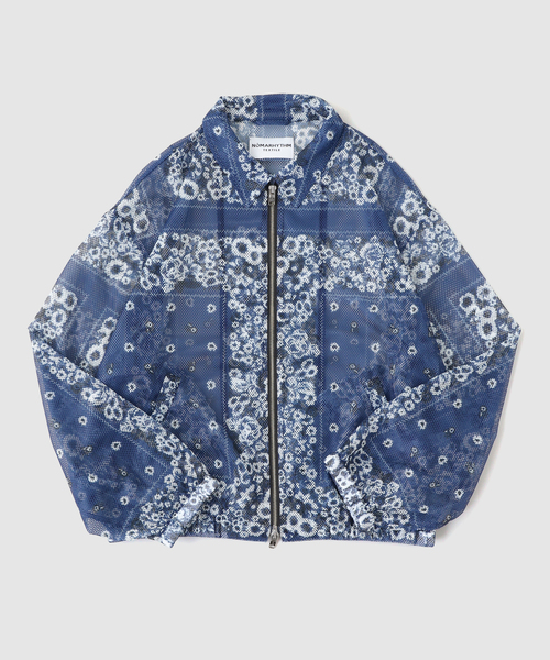 JOURNAL STANDARD(ジャーナルスタンダード)の「NOMARHYTHM / ノーマリズム EX Mesh Jacket(その他アウター・メンズ・ネイビー/ブラウン・MEDIUM/LARGE)」の1枚目の写真