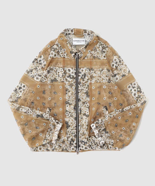 JOURNAL STANDARD(ジャーナルスタンダード)の「NOMARHYTHM / ノーマリズム EX Mesh Jacket(その他アウター・メンズ・ネイビー/ブラウン・MEDIUM/LARGE)」の2枚目の写真