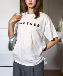 サイドシャーリング 美シルエット ソフトコットンTシャツ