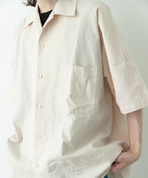 ARMY TWILL(アーミーツイル)の「ARMY TWILL COTTON LINEN HS SHIRTS(シャツ/ブラウス・メンズ・ホワイト系その他/ピンク/チャコールグレー/グリーン・MEDIUM/SMALL)」の5枚目の写真