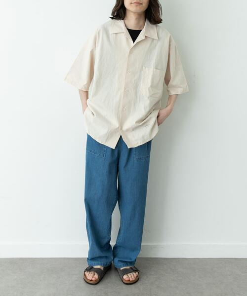 ARMY TWILL(アーミーツイル)の「ARMY TWILL COTTON LINEN HS SHIRTS(シャツ/ブラウス・メンズ・ホワイト系その他/ピンク/チャコールグレー/グリーン・MEDIUM/SMALL)」の8枚目の写真