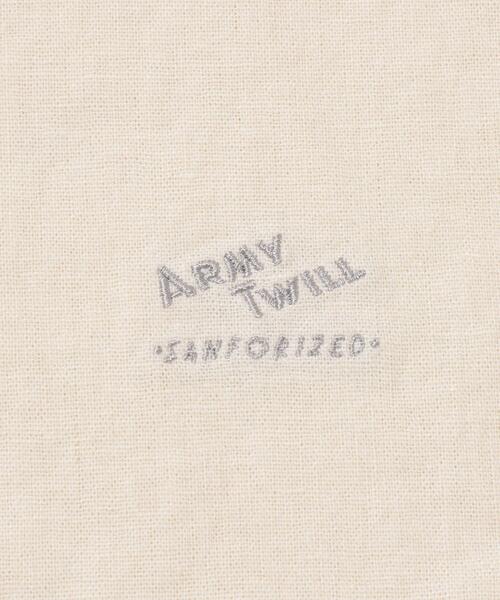 ARMY TWILL(アーミーツイル)の「ARMY TWILL COTTON LINEN HS SHIRTS(シャツ/ブラウス・メンズ・ホワイト系その他/ピンク/チャコールグレー/グリーン・MEDIUM/SMALL)」の10枚目の写真