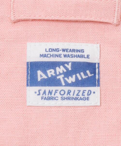 ARMY TWILL(アーミーツイル)の「ARMY TWILL COTTON LINEN HS SHIRTS(シャツ/ブラウス・メンズ・ホワイト系その他/ピンク/チャコールグレー/グリーン・MEDIUM/SMALL)」の19枚目の写真