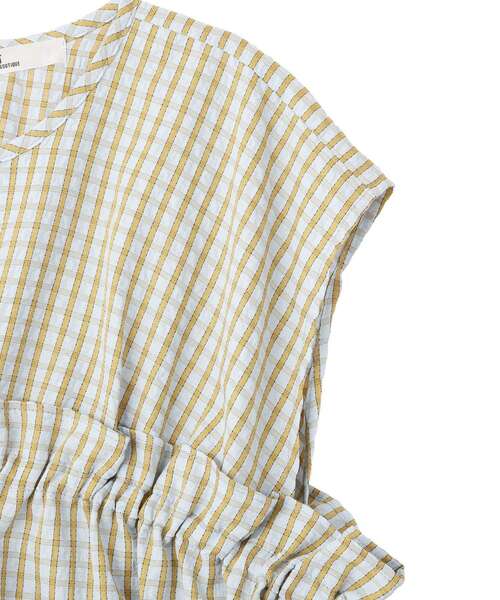 CRAFT STANDARD BOUTIQUE(クラフトスタンダードブティック)の「サッカーチェックブラウス(シャツ/ブラウス・レディース・ライトブルー/グレー・FREE)」の19枚目の写真