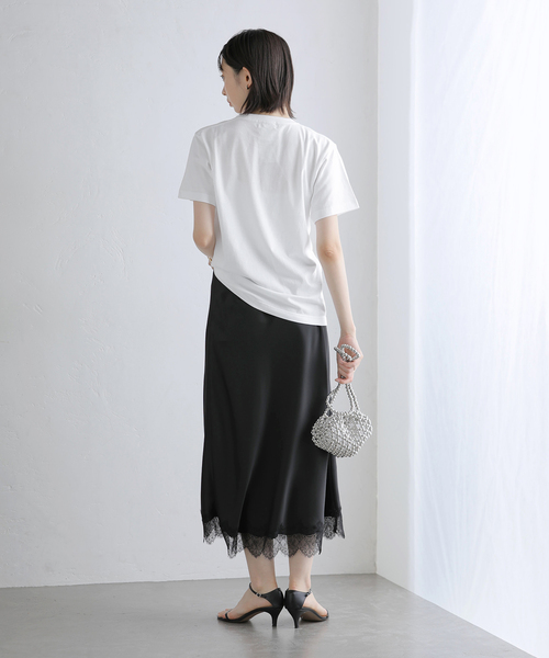 La TOTALITE(ラトータリテ)の「REGENCY WORKS/リージェンシー ワークス CAT Tシャツ(Tシャツ/カットソー・レディース・チャコールグレー/ホワイト・FREE)」の6枚目の写真