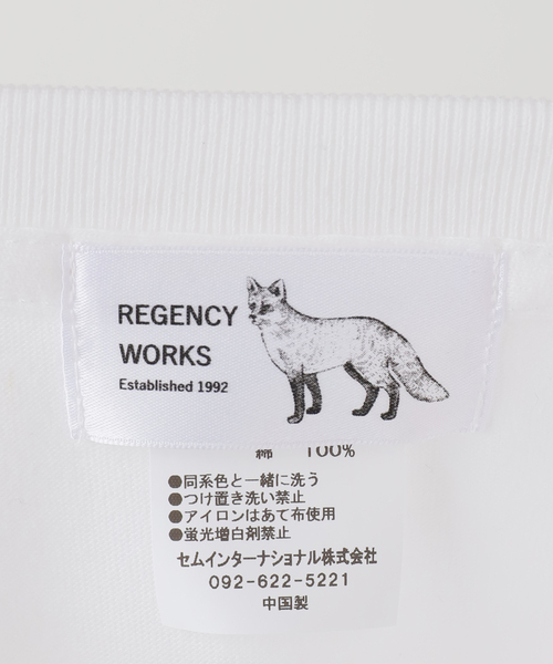La TOTALITE(ラトータリテ)の「REGENCY WORKS/リージェンシー ワークス CAT Tシャツ(Tシャツ/カットソー・レディース・チャコールグレー/ホワイト・FREE)」の12枚目の写真