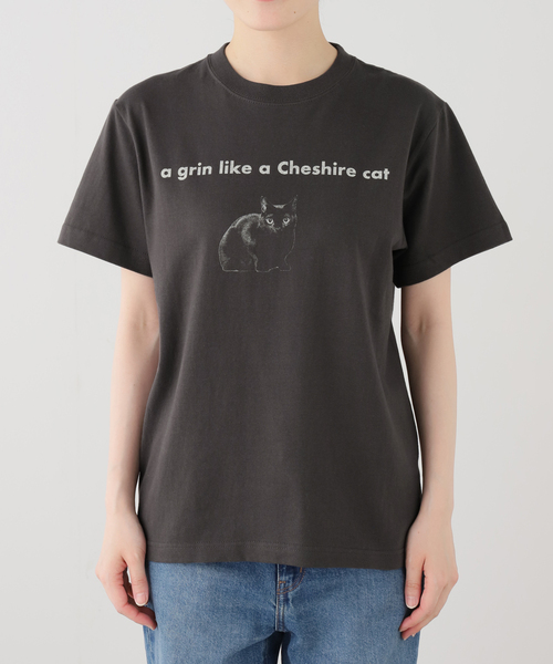 La TOTALITE(ラトータリテ)の「REGENCY WORKS/リージェンシー ワークス CAT Tシャツ(Tシャツ/カットソー・レディース・チャコールグレー/ホワイト・FREE)」の15枚目の写真
