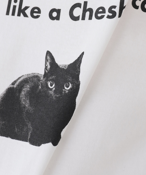 La TOTALITE(ラトータリテ)の「REGENCY WORKS/リージェンシー ワークス CAT Tシャツ(Tシャツ/カットソー・レディース・チャコールグレー/ホワイト・FREE)」の18枚目の写真