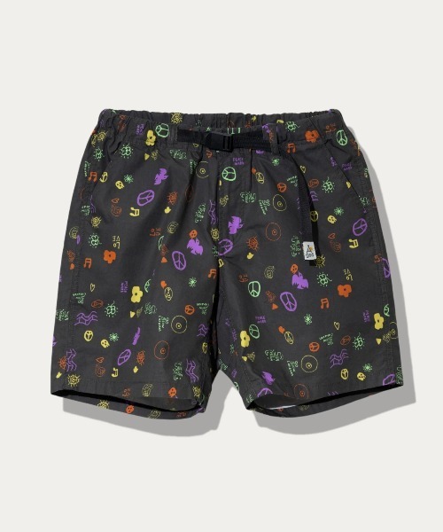 go slow caravan(ゴースローキャラバン)の「タイプライター 総柄プリント イージーショーツ(その他パンツ・メンズ・オレンジ/ネイビー/ブラック・MEDIUM/X-LARGE/LARGE)」の1枚目の写真