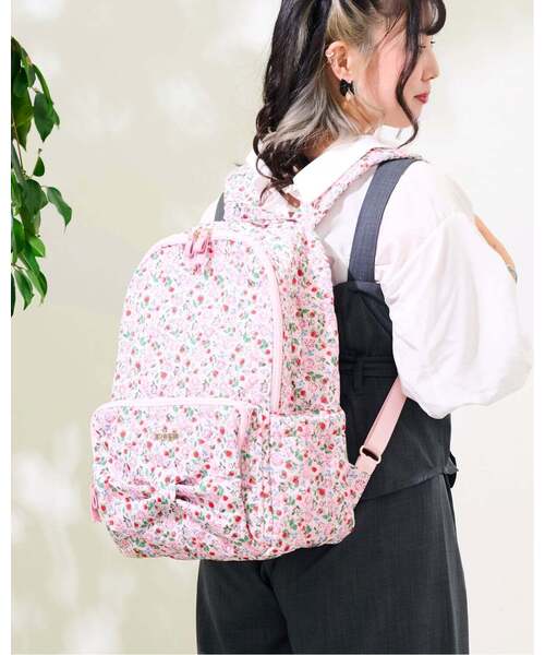 mezzo piano(メゾピアノ)の「【Cath Kidston】マザーズリュック容量約23L(その他ベビー用品・キッズ・オフホワイト/ライトピンク・F)」の19枚目の写真