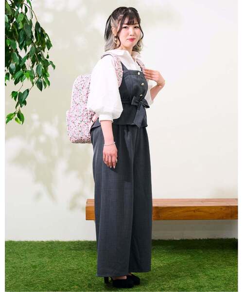 mezzo piano(メゾピアノ)の「【Cath Kidston】マザーズリュック容量約23L(その他ベビー用品・キッズ・オフホワイト/ライトピンク・F)」の21枚目の写真