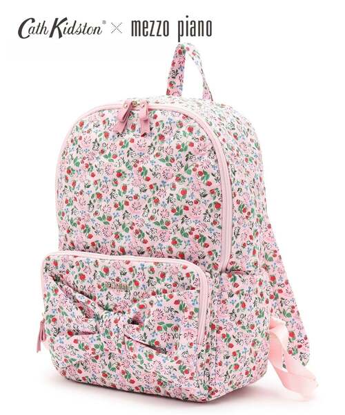 mezzo piano(メゾピアノ)の「【Cath Kidston】マザーズリュック容量約23L(その他ベビー用品・キッズ・オフホワイト/ライトピンク・F)」の3枚目の写真