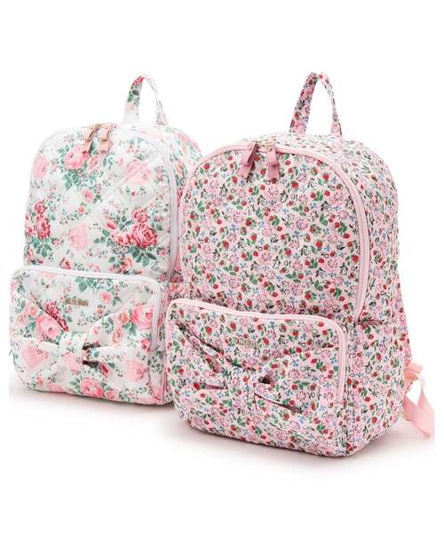 mezzo piano(メゾピアノ)の「【Cath Kidston】マザーズリュック容量約23L(その他ベビー用品・キッズ・オフホワイト/ライトピンク・F)」の17枚目の写真