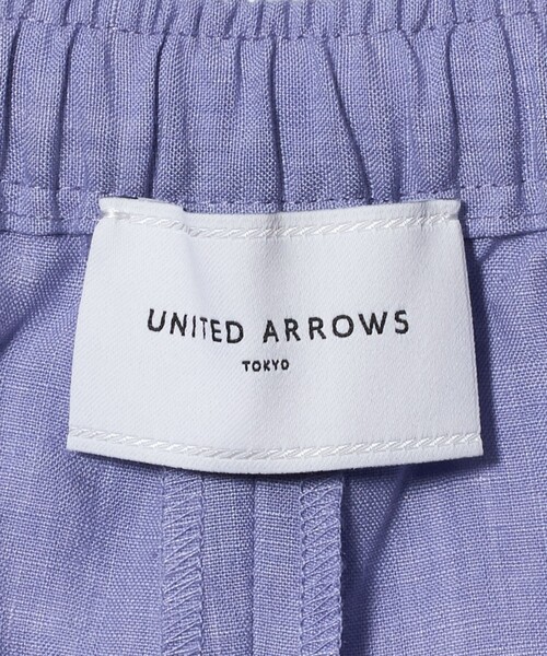 UNITED ARROWS(ユナイテッドアローズ)の「リネン イージーパンツ ‐ウォッシャブル‐(その他パンツ・レディース・ライラック/ブラック・36/38)」の12枚目の写真
