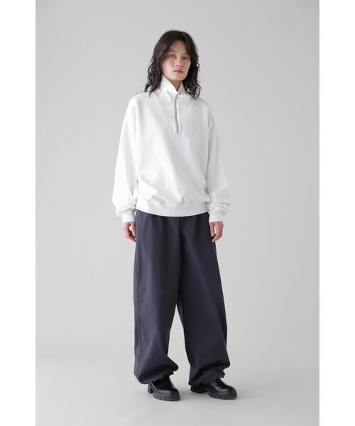 YLEVE(イレーヴ)の「Y / ORGANIC COTTON BLEND HEAVY WEIGHT FLEECE HALF ZIP(スウェット・メンズ・ホワイト・4)」の3枚目の写真