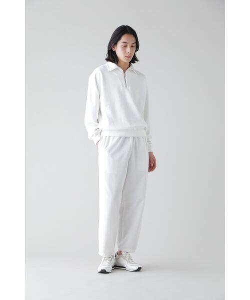YLEVE(イレーヴ)の「Y / ORGANIC COTTON BLEND HEAVY WEIGHT FLEECE HALF ZIP(スウェット・メンズ・ホワイト・4)」の5枚目の写真