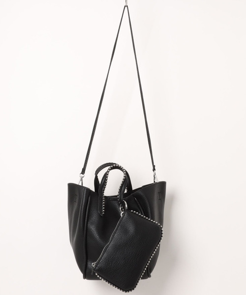 cache cache(カシュ カシュ)の「カシュカシュ cachecache / ミニショルダー付ボールチェーン2wayトートバッグ(トートバッグ・レディース・ブラック/ブラウン/ライトグレー/ベージュ系その他・FREE)」の13枚目の写真