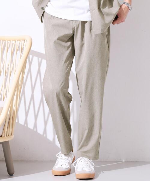 THE SHOP TK （ザ ショップ ティーケー ）の「【吸水速乾／接触冷感／防シワ／ベルト要らず／マシンウォッシャブル】ハイドロクールイージーパンツ（その他パンツ・メンズ・ベージュ/ブルーグリーン/ブラック・01/02/03/04）」の10枚目の写真