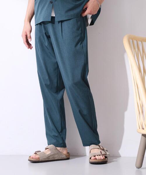 THE SHOP TK （ザ ショップ ティーケー ）の「【吸水速乾／接触冷感／防シワ／ベルト要らず／マシンウォッシャブル】ハイドロクールイージーパンツ（その他パンツ・メンズ・ベージュ/ブルーグリーン/ブラック・01/02/03/04）」の12枚目の写真