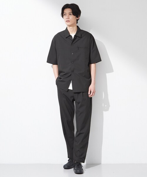 THE SHOP TK （ザ ショップ ティーケー ）の「【吸水速乾／接触冷感／防シワ／ベルト要らず／マシンウォッシャブル】ハイドロクールイージーパンツ（その他パンツ・メンズ・ベージュ/ブルーグリーン/ブラック・01/02/03/04）」の16枚目の写真