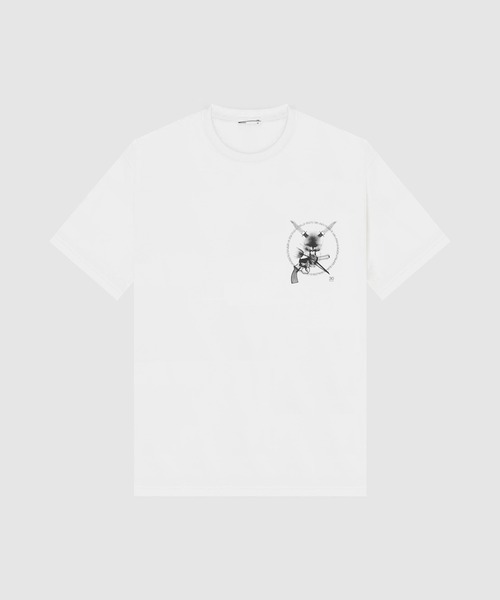 LAD MUSICIAN(ラッドミュージシャン)の「BIG T-SHIRT(Tシャツ/カットソー・メンズ・ブルー系/ブラック/ホワイト/グレー系/ピンクベージュ・44/46/42)」の1枚目の写真