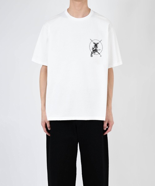 LAD MUSICIAN(ラッドミュージシャン)の「BIG T-SHIRT(Tシャツ/カットソー・メンズ・ブルー系/ブラック/ホワイト/グレー系/ピンクベージュ・44/46/42)」の6枚目の写真