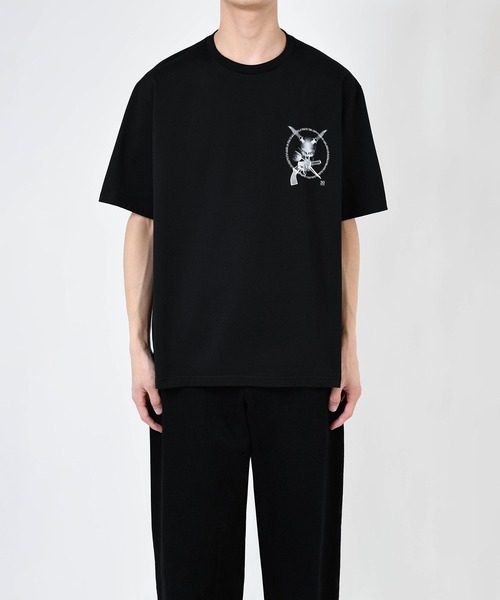 LAD MUSICIAN(ラッドミュージシャン)の「BIG T-SHIRT(Tシャツ/カットソー・メンズ・ブルー系/ブラック/ホワイト/グレー系/ピンクベージュ・44/46/42)」の9枚目の写真