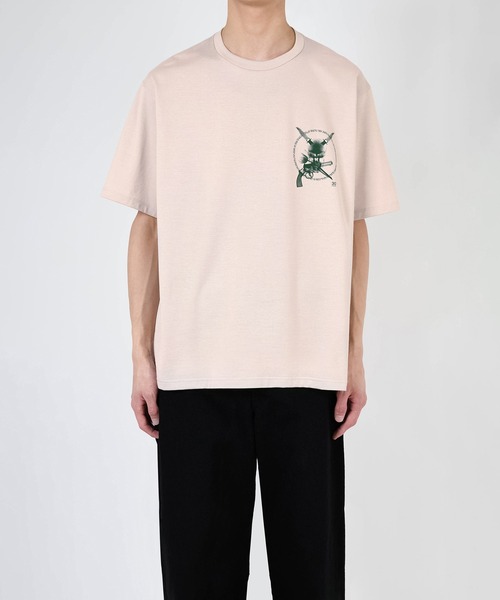LAD MUSICIAN(ラッドミュージシャン)の「BIG T-SHIRT(Tシャツ/カットソー・メンズ・ブルー系/ブラック/ホワイト/グレー系/ピンクベージュ・44/46/42)」の11枚目の写真