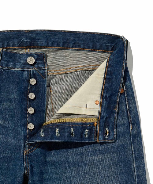 Levi's（リーバイス）の「Levi's/リーバイス 501(R) ORIGINAL ジーンズ ミディアムインディゴ（デニムパンツ・メンズ・ダークインディゴブルー・W28 L32/W29 L32/W30 L32/W36 L32）」の9枚目の写真