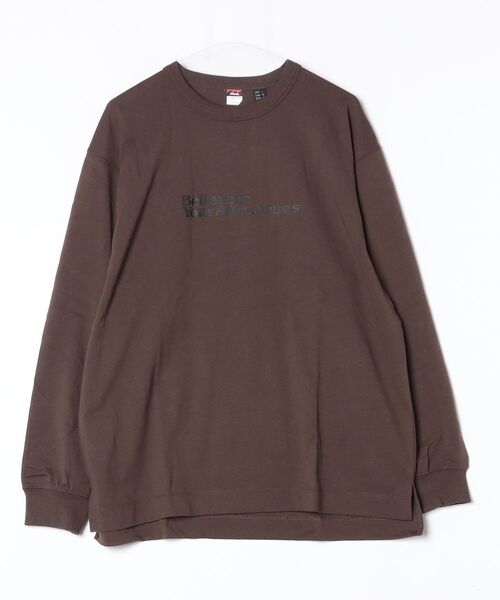 NANGA(ナンガ)の「ECOHYBRID MESSAGE L/S TEE/エコハイブリッド メッセージ ロングスリーブTシャツ(Tシャツ/カットソー・メンズ・ブラック/ホワイト/ブラウン・M/S/L)」の3枚目の写真