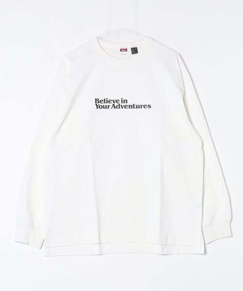 NANGA(ナンガ)の「ECOHYBRID MESSAGE L/S TEE/エコハイブリッド メッセージ ロングスリーブTシャツ(Tシャツ/カットソー・メンズ・ブラック/ホワイト/ブラウン・M/S/L)」の2枚目の写真
