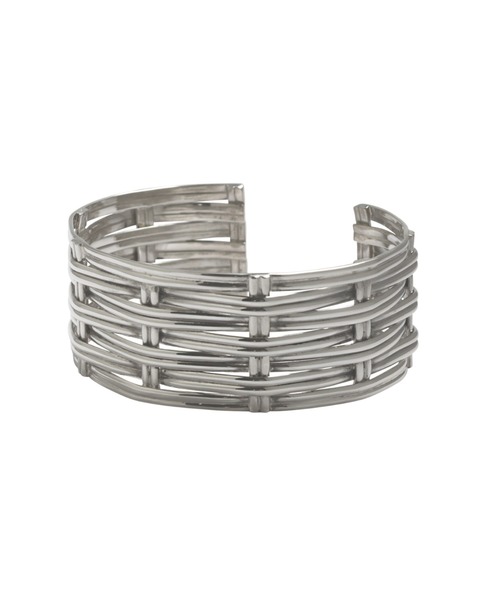 YArKA/ヤーカ】weave pattern desing bangle [ori2] / 織模様バングル