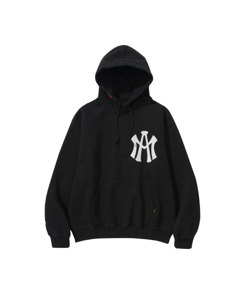 AFTERMATH(アフターマス)の「ATM LOGO HOODIE (BLACK_(パーカー・レディース・ブラック・MEDIUM/LARGE)」の1枚目の写真