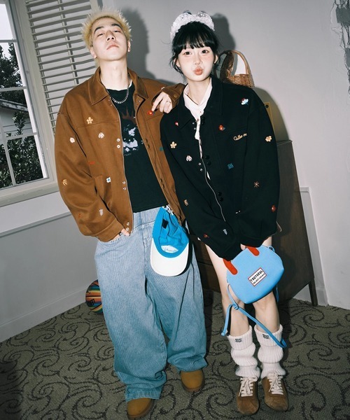 Ressaca(レサーカ)の「刺繍ジップブルゾン(ブルゾン・メンズ・ブラウン/ブラック・L/M)」の14枚目の写真