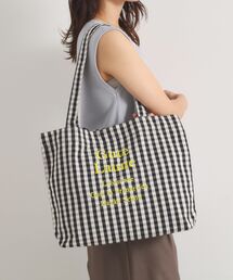 ロゴ刺繍ラージトート