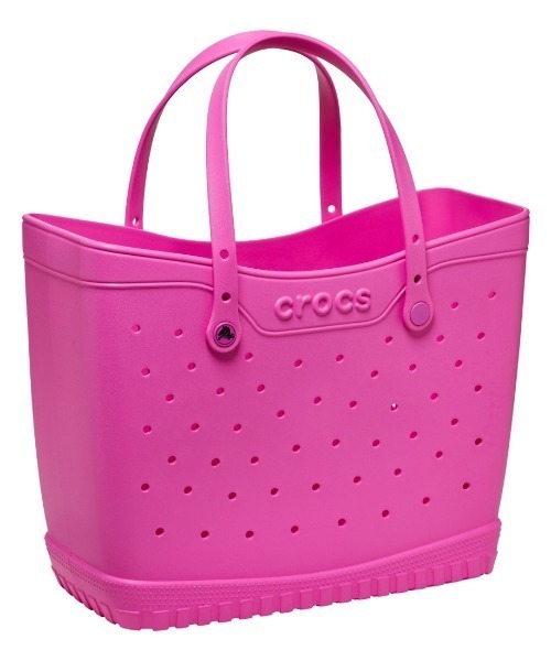 crocs（クロックス）の「クロックス crocs Crocs Classic Tote (Large)（トートバッグ・メンズ・チェリーピンク・ONE SIZE）」の2枚目の写真