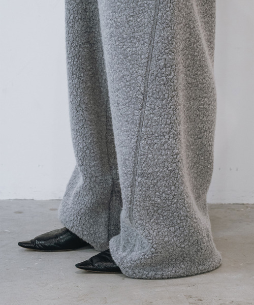 muller of yoshiokubo(ミュラーオブヨシオクボ)の「muller of yoshiokubo ミュラーオブヨシオクボ / POLAR PANTS ポーラーパンツ / MLF26418(その他パンツ・レディース・ブラック/グレー・38/36)」の9枚目の写真