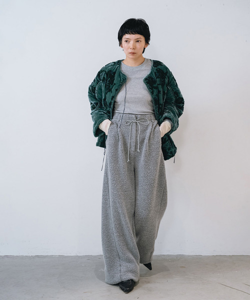 muller of yoshiokubo(ミュラーオブヨシオクボ)の「muller of yoshiokubo ミュラーオブヨシオクボ / POLAR PANTS ポーラーパンツ / MLF26418(その他パンツ・レディース・ブラック/グレー・38/36)」の10枚目の写真