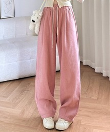 【26年秋冬新作】コーデュロイ 裏起毛 ワイドパンツ