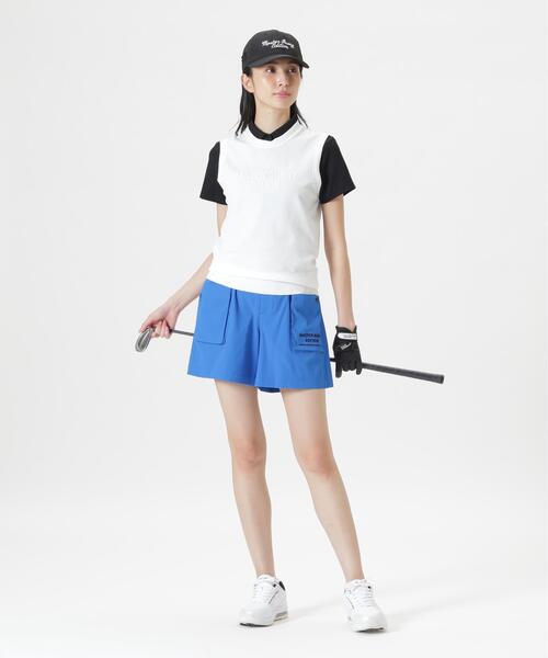 MASTER BUNNY EDITION（マスターバニーエディション）の「【MASTER BUNNY EDITION】クルーネックニットベスト (WOMENS)（ベスト・レディース・ホワイト/ベージュ/ブラック・SMALL/MEDIUM/LARGE）」の17枚目の写真