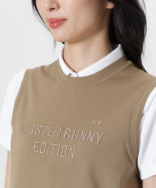 MASTER BUNNY EDITION（マスターバニーエディション）の「【MASTER BUNNY EDITION】クルーネックニットベスト (WOMENS)（ベスト・レディース・ホワイト/ベージュ/ブラック・SMALL/MEDIUM/LARGE）」の21枚目の写真