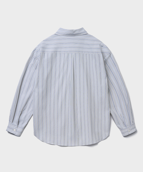 TTUDEMENT（トュードメント）の「CLASSIC STRIPE SHIRT_GREY STRIPE（シャツ/ブラウス・レディース・その他・FREE）」の3枚目の写真