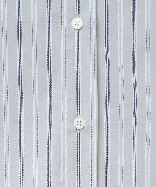 TTUDEMENT（トュードメント）の「CLASSIC STRIPE SHIRT_GREY STRIPE（シャツ/ブラウス・レディース・その他・FREE）」の4枚目の写真