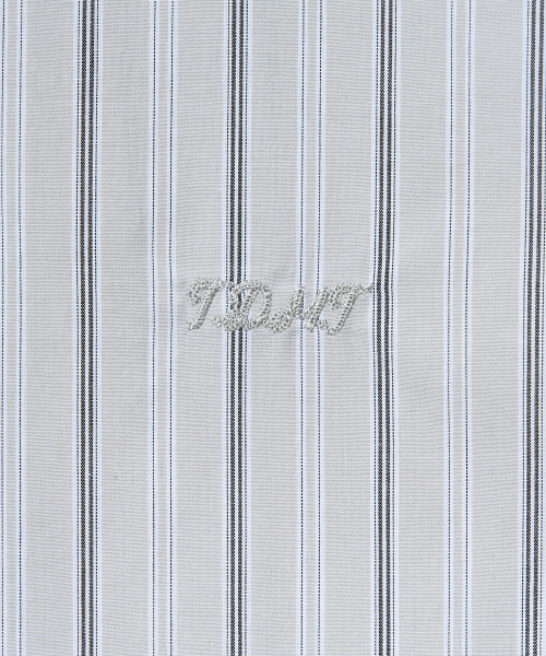 TTUDEMENT（トュードメント）の「CLASSIC STRIPE SHIRT_GREY STRIPE（シャツ/ブラウス・レディース・その他・FREE）」の5枚目の写真