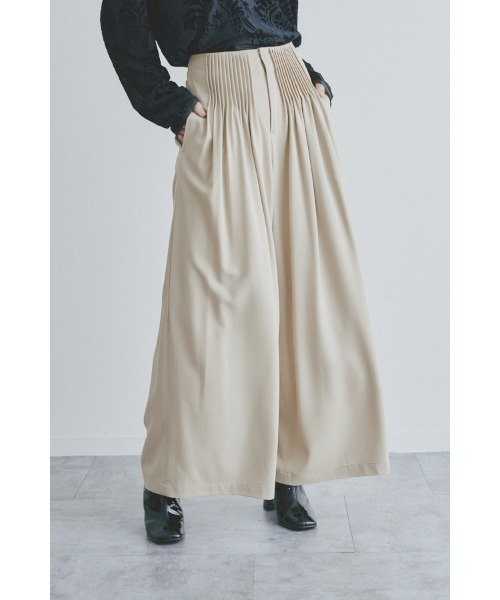 Muel Chic（ミュエルシック）の「Veil pants ヴェイルパンツ（その他パンツ・レディース・ベージュ/チェック/ブラック・MEDIUM）」の3枚目の写真
