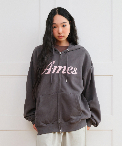 AMESWORLDWIDE（アメスワールドワイド）の「STANDARD LOGO HOODIE ZIP-UP CHARCOAL（パーカー・レディース・その他・SMALL/MEDIUM）」の14枚目の写真